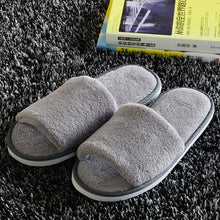 Load image into Gallery viewer, High Quality New Simple Unisex Slippers Hotel Travel Spa Portable Slippers Disposable Home Guest Indoor Cotton Fabric Slipper